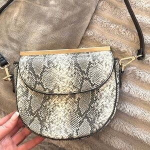 Animal print purse